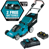 36V (18V X2) LXT® 21" Self-Propelled Lawn Mower Kit w/ 4 Batteries