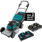 36V (18V X2) LXT® Brushless 21" Self-Propelled Commercial Lawn Mower Kit w/ 4 Batteries